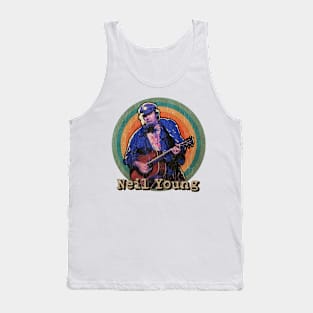 Neil Young Retro Vintage Tank Top